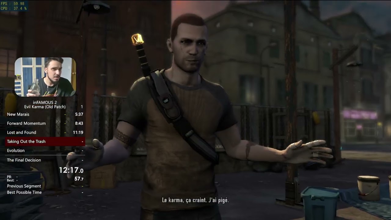 Infamous 2 Evil Karma Speedrun in 2:37:29 (Emulator)