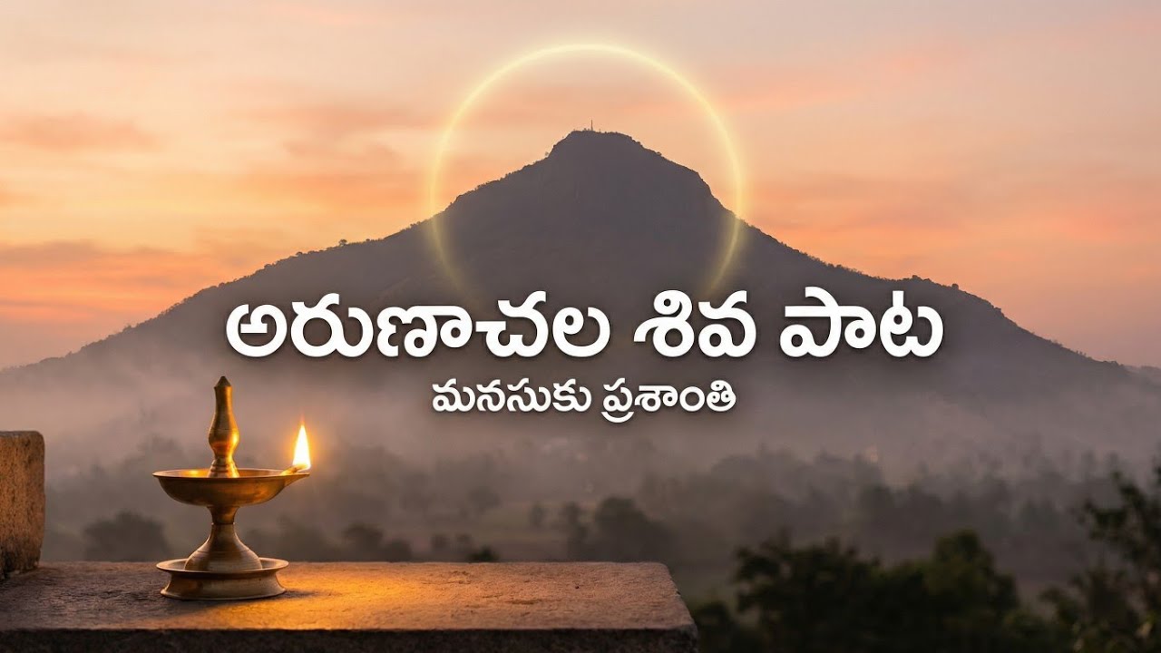 Arunachala Shiva | Powerful Telugu Devotional Song | Peaceful Meditation | Shiva Bhakti