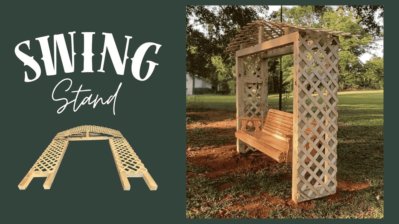 How to build a simple swing stand || Building an arbor