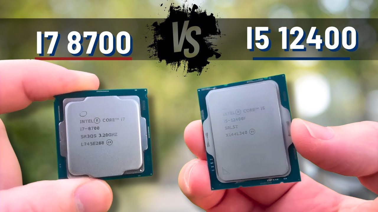 Testei PROCESSADOR i5 12400f vs i7 8700 ! TESTE EM 6 JOGOS 2024 !