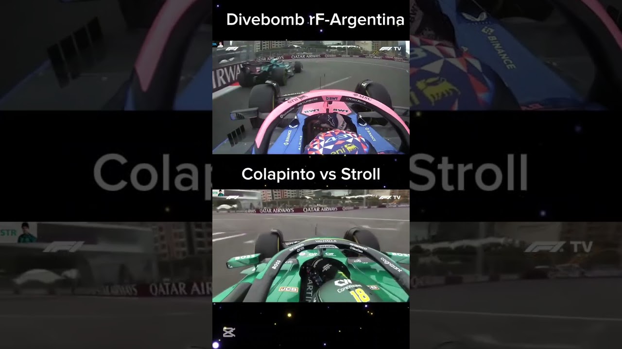 🇦🇷&iexcl;Tremenda maniobra de Franco Colapinto! #FrancoColapinto #F1 #AzerbaijanGP #BakuGP #Colapinto
