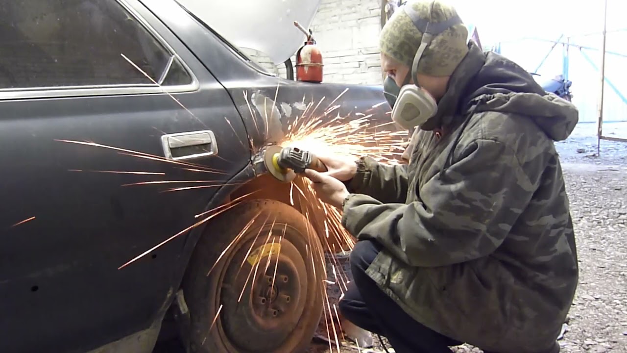Toyota Cresta 81 Ремонт кузова часть 1