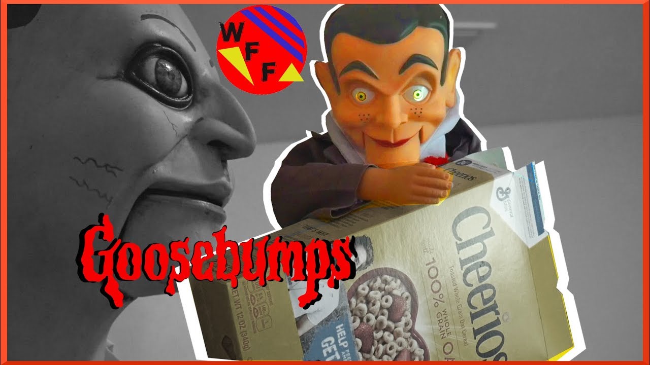 Dummy in The Attic Set Up! Goosebumps Slappy The Dummy Raids the Pantry!