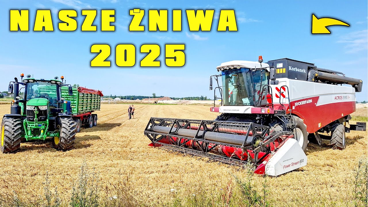 NASZE ŻNIWA 2025 - PLON REWELACJA - KOSIMY JĘCZMIEŃ OZIMY