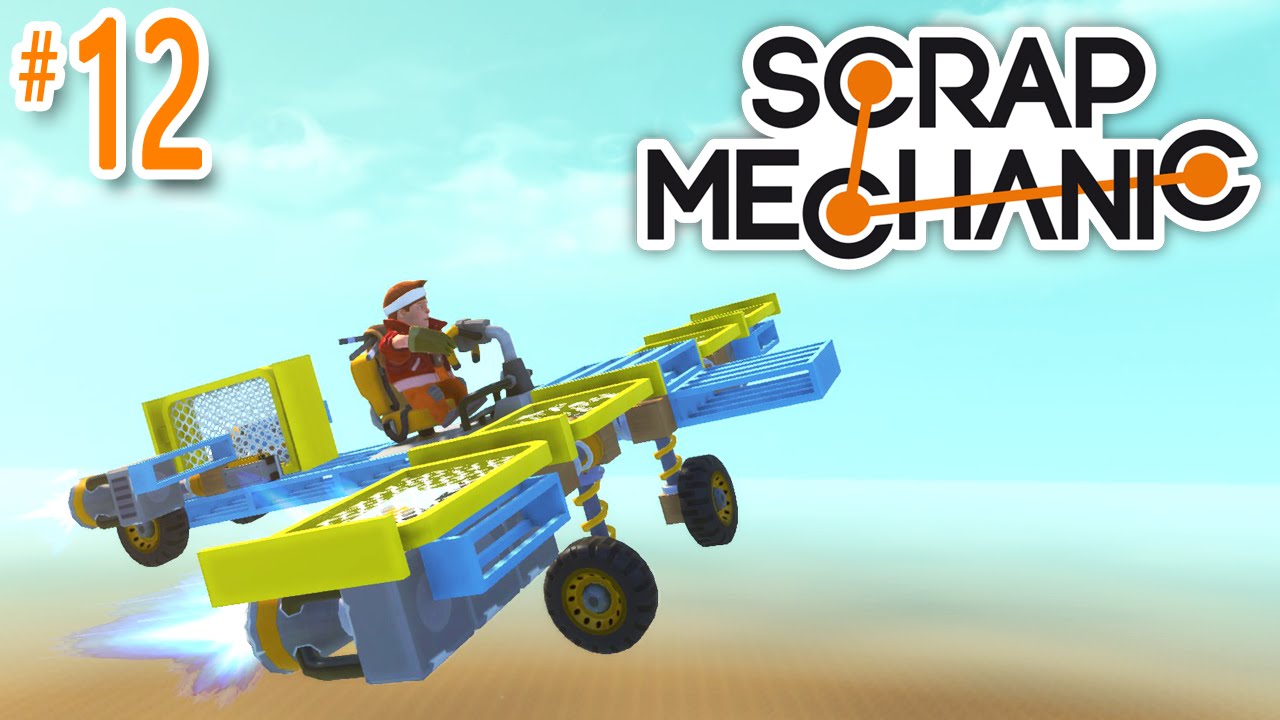 Scrap Mechanic #12 - Flying Jet Airplane!