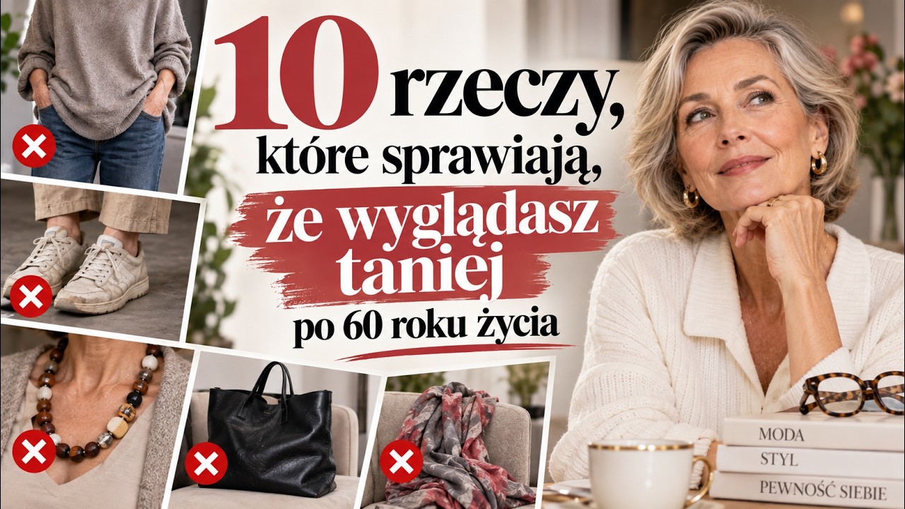 10 rzeczy, kt&oacute;re sprawiają, że tw&oacute;j styl po 60. wygląda tanio