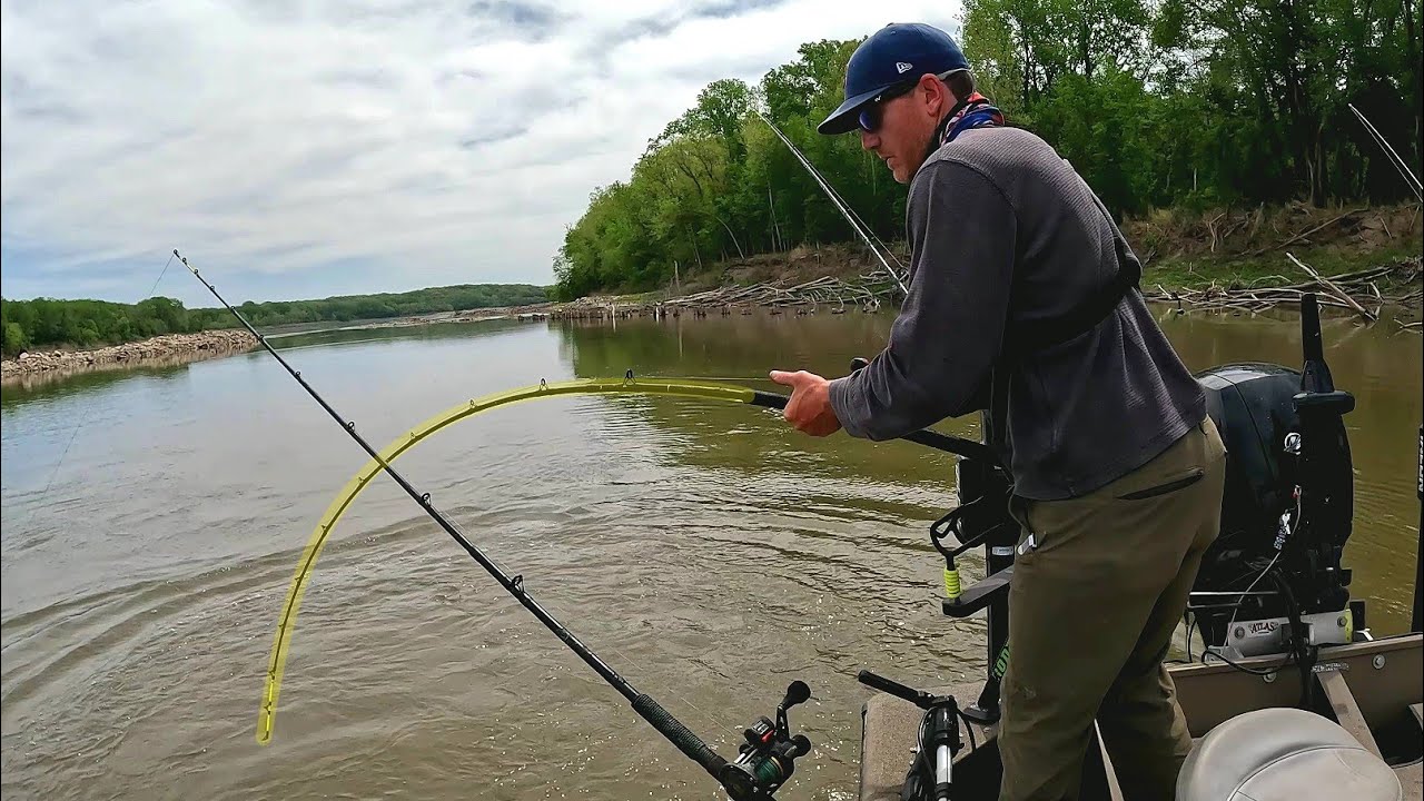 MONSTER FISH Live In These DEEP RIVER HOLES!! (Boat Cooking)