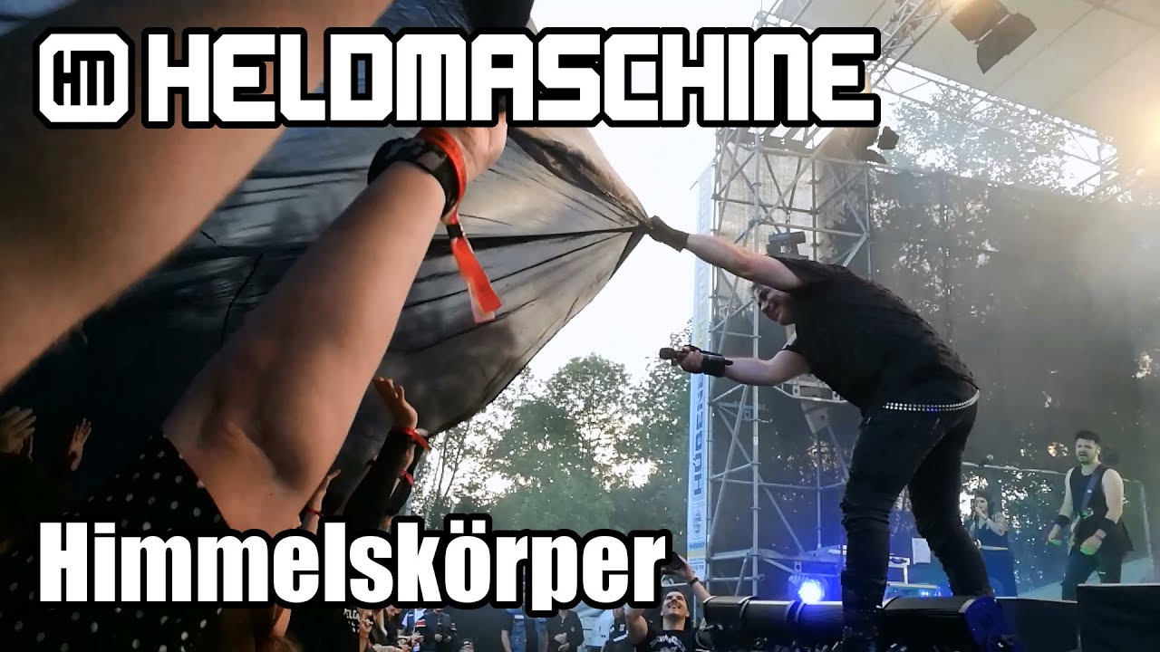 Heldmaschine - Himmelskörper (Celestial bodies) - Lehrter Rocknacht festival 2024 + Fans flash mob