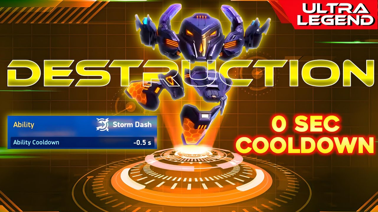0 Sec Ability Cooldown😳 = Game Destruction🔥 Mech Arena