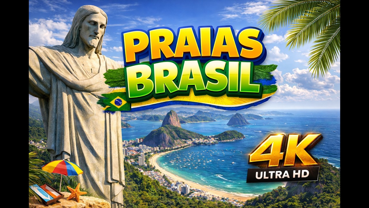 Praias Brasil  I  Beaches Brazil 4k #PraiasDoBrasil #BeachesBrazil #Brasil #Praia #Natureza #Travel