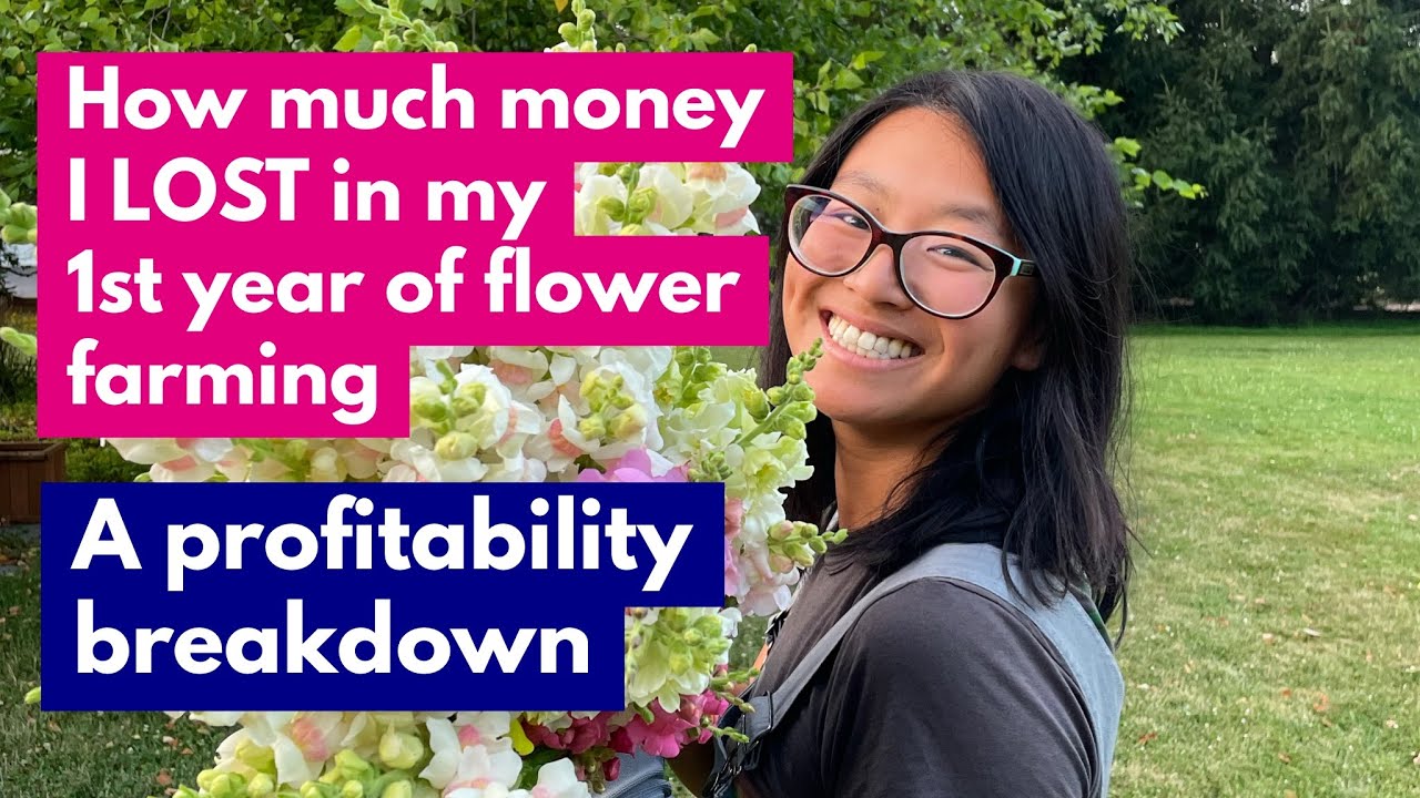 How much money I LOST in my 1st year of flower farming: A profitability breakdown