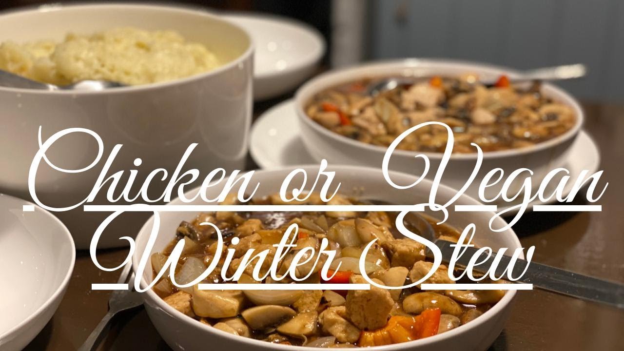 Easy Healthy Skillet Chicken or Vegan Stew Recipe for Beginners