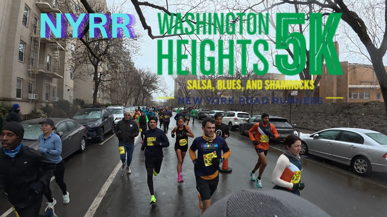 NYRR Washington Heights Salsa, Blues, and Shamrocks 5K Run 2026 (Full Course)