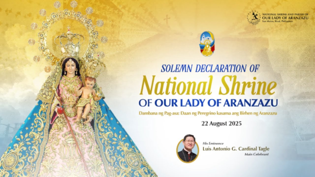 WATCH: Solemn Declaration of the National Shrine of Our Lady of Aranzazu