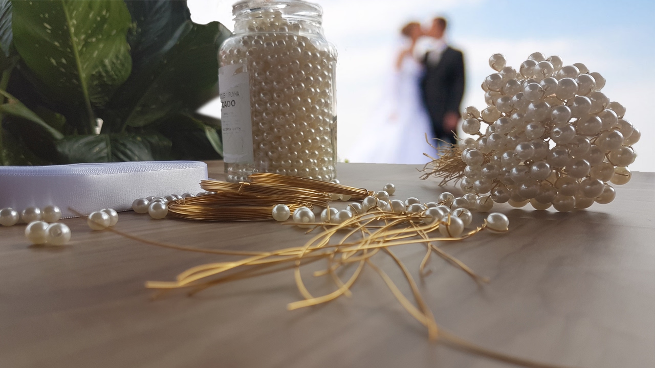 DIY | BUQUÊ DE PEROLAS #CASAMENTO