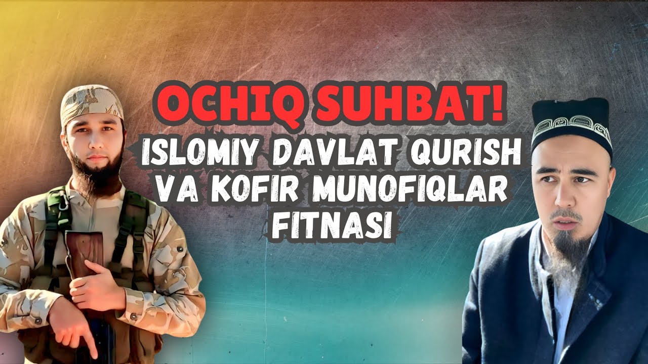 Ochiq suhbat munofiq va kofir tashlagan shubhalar va islomiy davlat qilish.