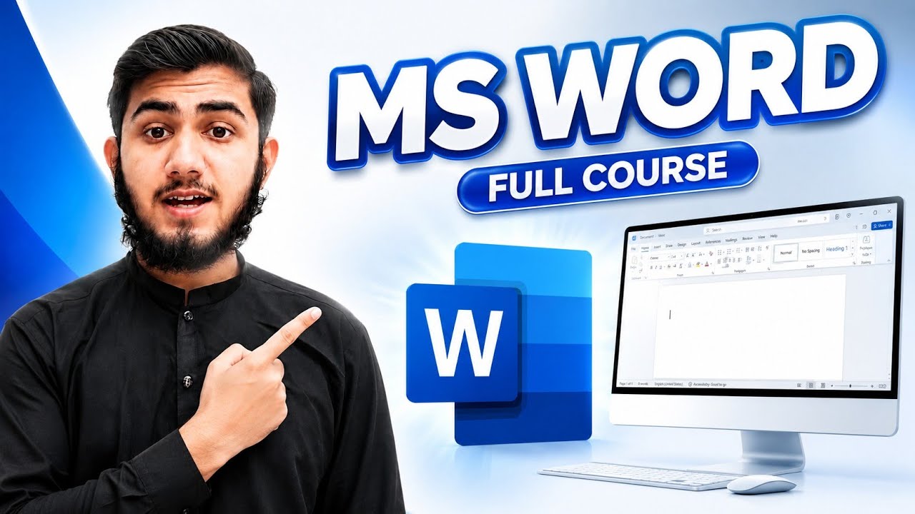 Полный учебник по MS Word для начинающих (2026) | Полный курс Microsoft Word на урду/хинди
