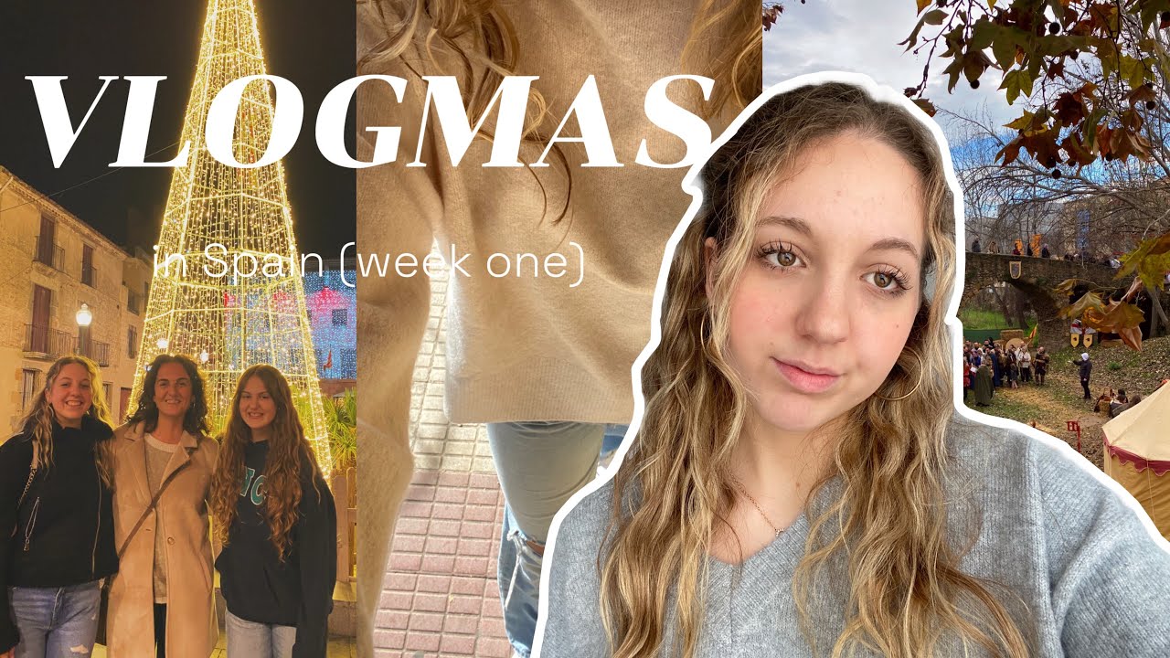 VLOGMAS LIVING IN BARCELONA! 🎄🇪🇸 (week 1)