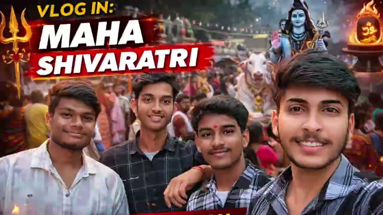 my first vlog please support👍|| MAHA SHIVARATRI VLOG|| 🔱...