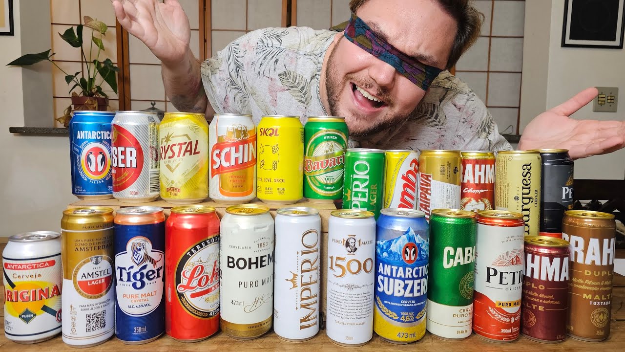 Melhor cerveja brasileira barata! 23 marcas TESTE CEGO EP 64