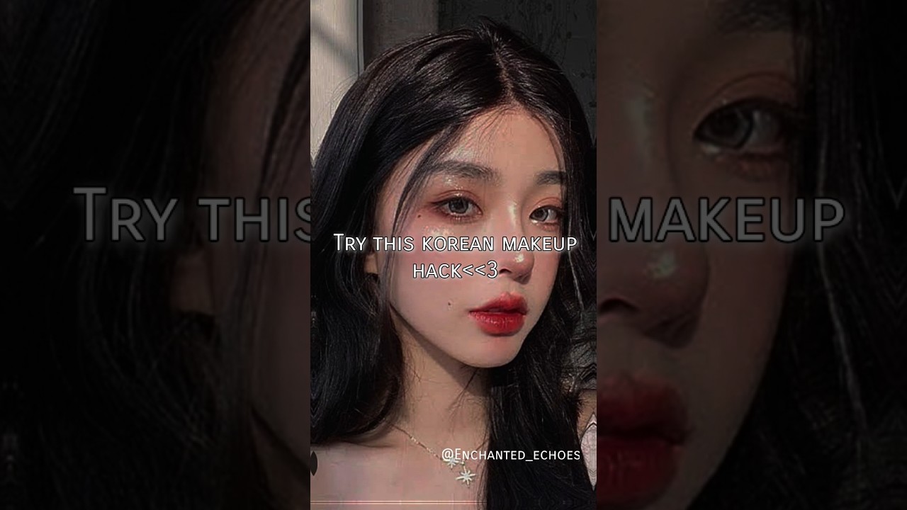Try this korean makeup hack.. ✨#makeup #koreanstyle #tips #hacks #beautysecrets #shorts