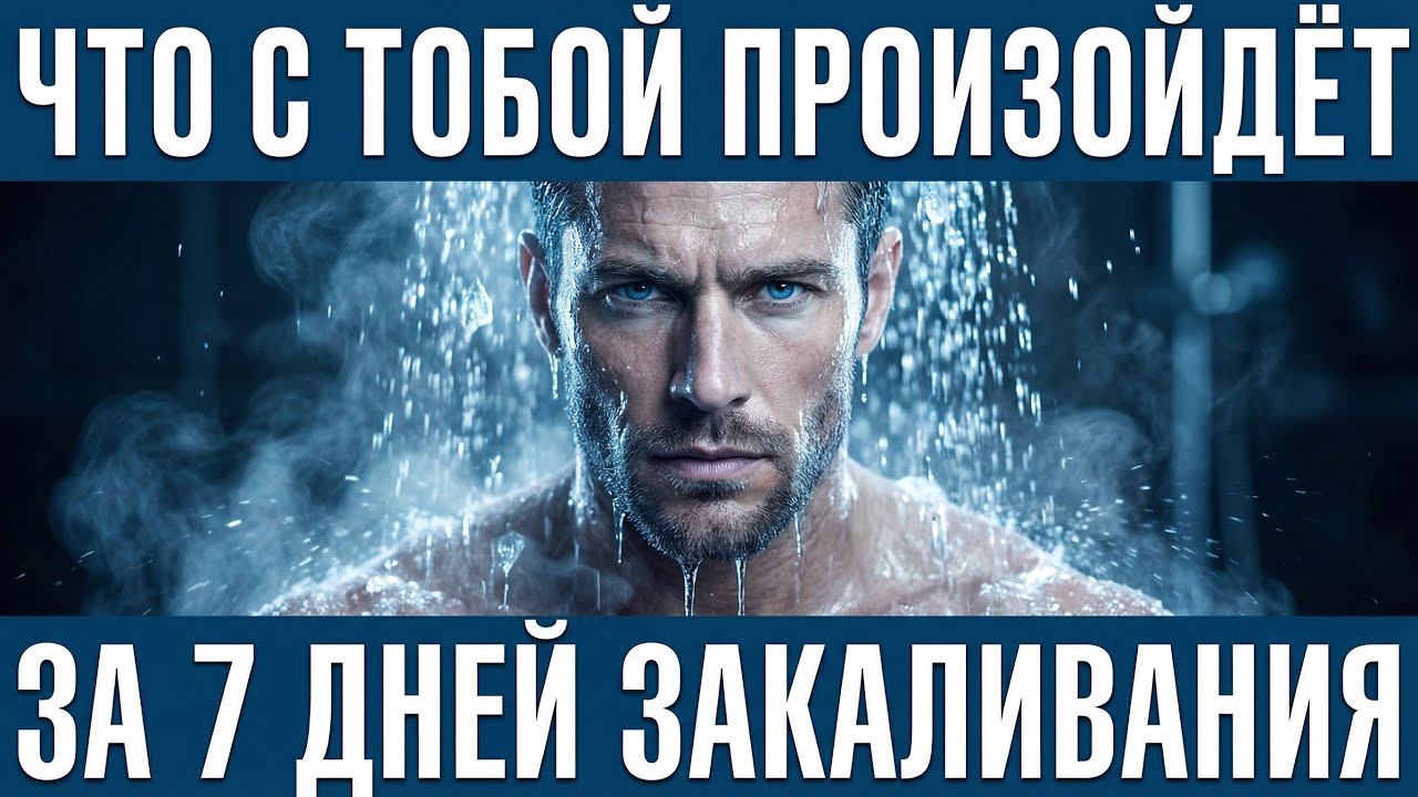 ЧТО ПРОИЗОЙДЕТ С ТОБОЙ ЧЕРЕЗ 7 ДНЕЙ ЗАКАЛИВАНИЯ?Я принимал холодный душ 60 дней 😱