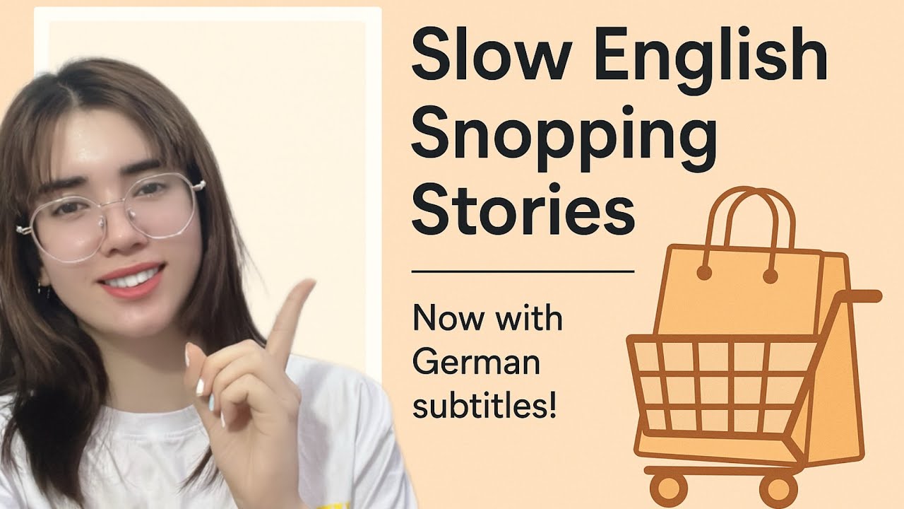 🇩🇪Let’s Talk About Shopping (with German Subtitles)