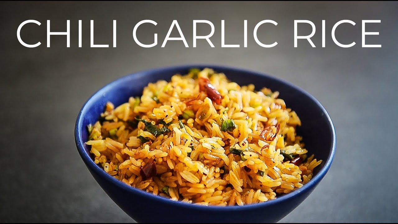 READY IN 15MIN Garlic Chili Fried Rice Recipe!