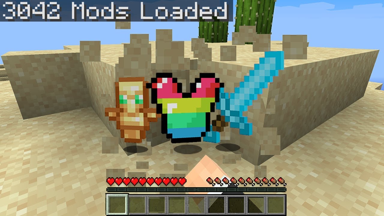 Minecraft Randomizer but with 3,000 mods...