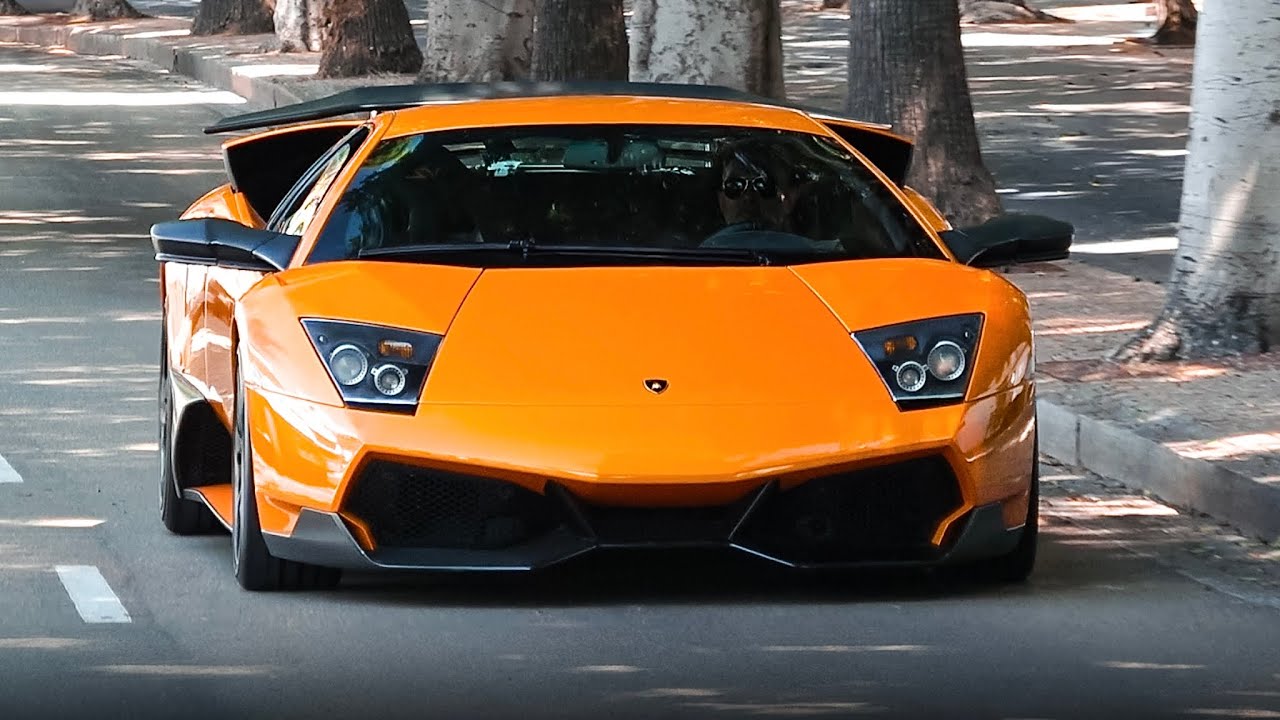 BEST OF Lamborghini in Puerto Banus | Accelerations & Crazy V12 Sounds! Gintani SVJ, Murcielago SV