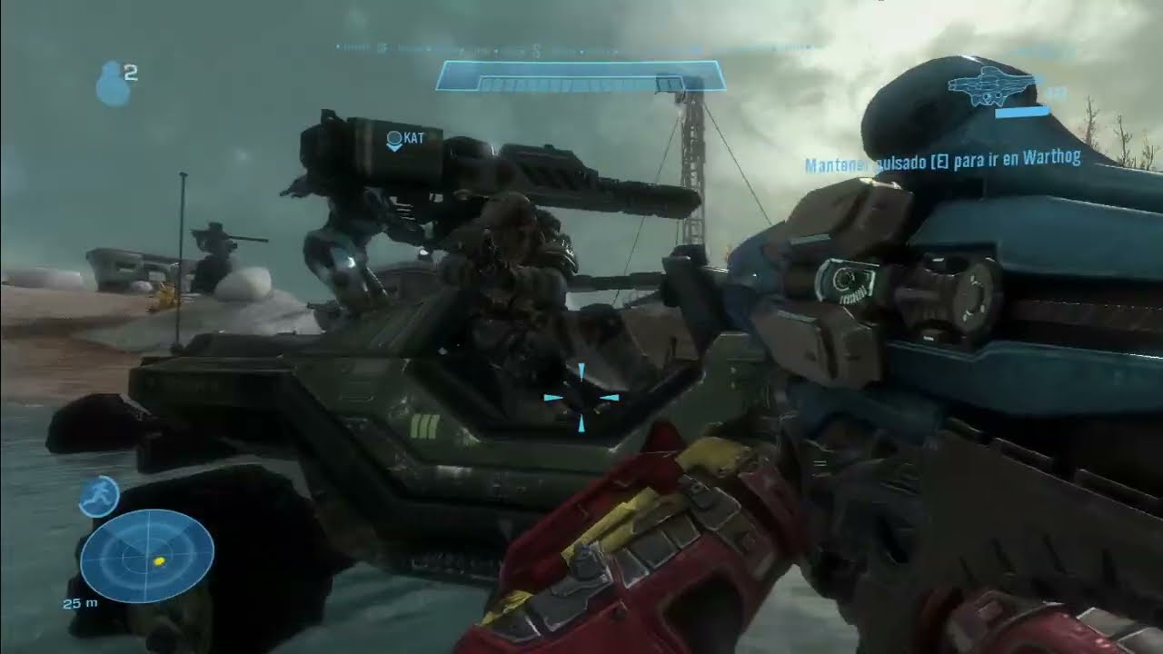 Halo: Reach - Misión: Base Sword - Halo TMCC - (Gameplay sin comentarios) - 39jhf