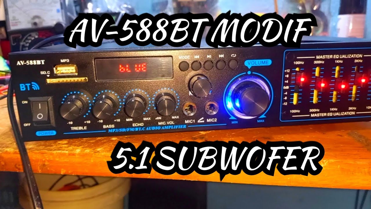 REVIEW AMPLIFIER AV-588BT HOME THEATRE 5.1 SUBWOFER