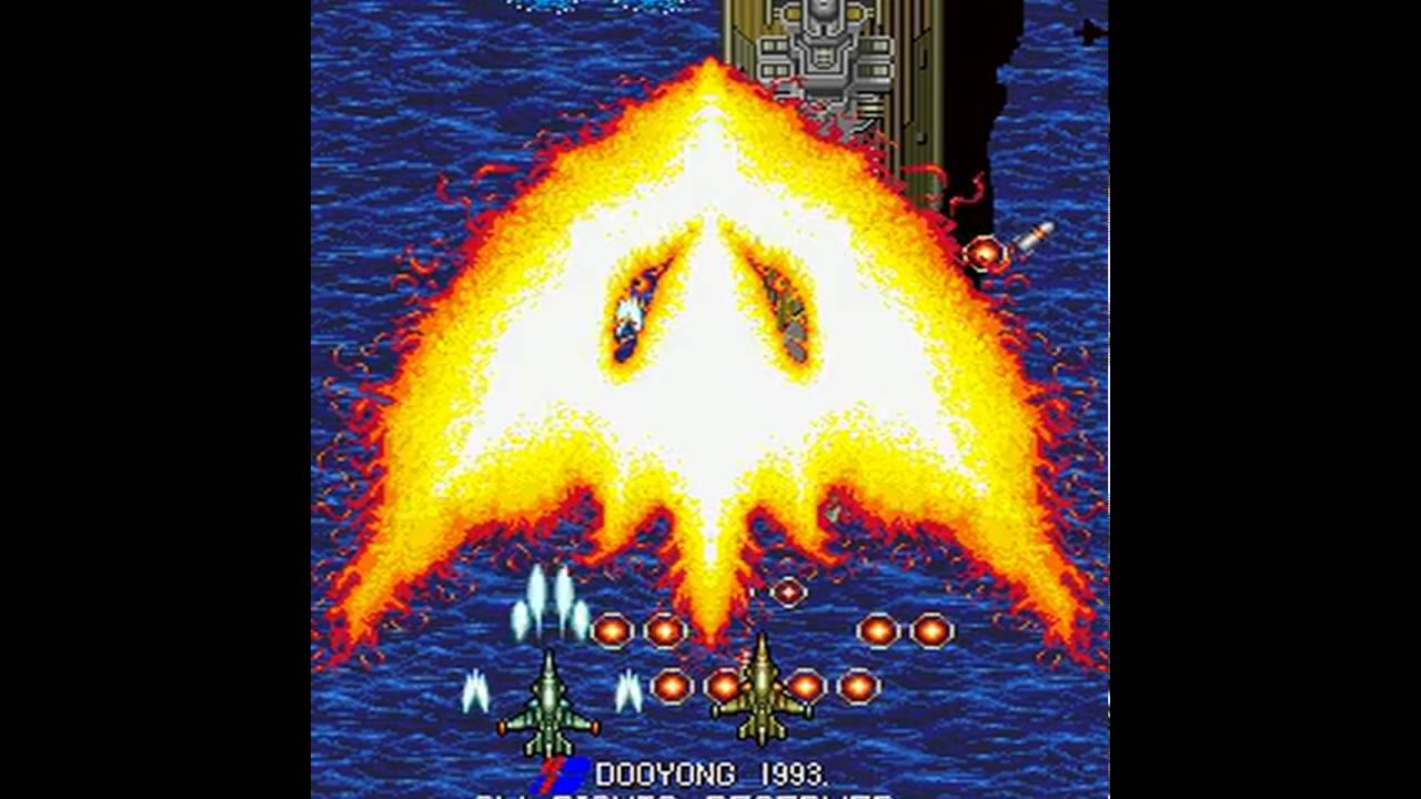 Blue Hawk (Dooyong 1993)  Attract Mode 60fps