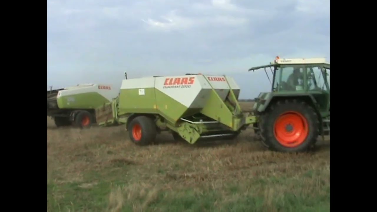 FENDT FAVORIT 612 LSA AND 826 VARIO AND CLAAS QUADRANT 2200 AND 3200 BALERS