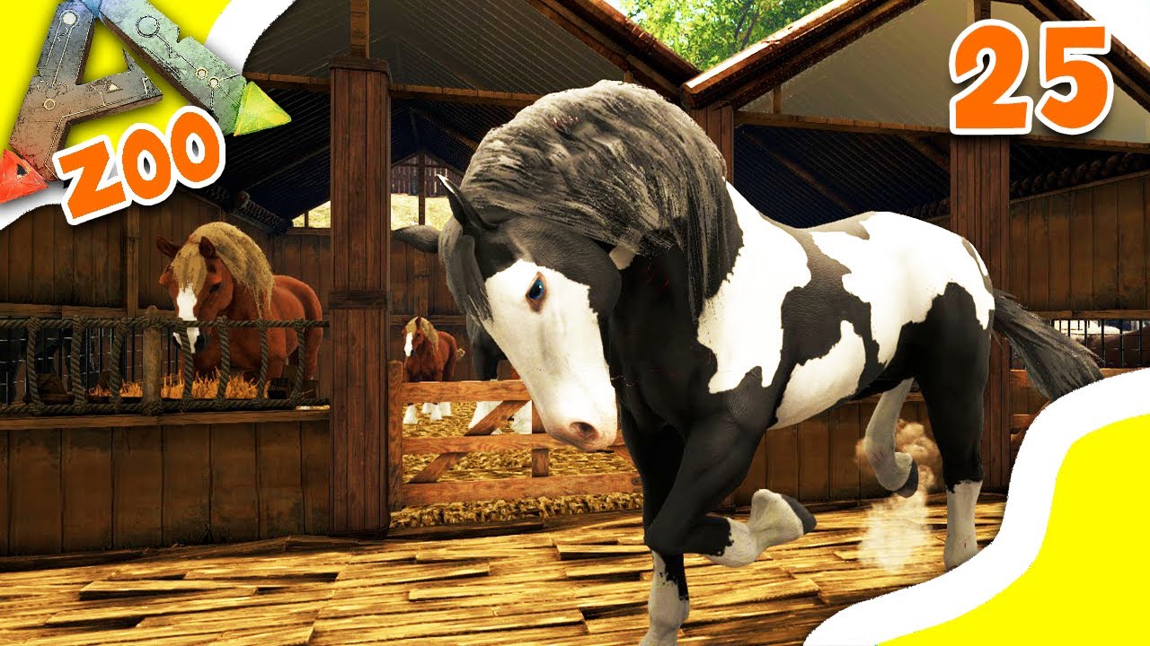 ARK ZOO: J'APPRIVOISE LES PLUS BEAUX CHEVAUX DE ARK! #25🦒ARK SURVIVAL EVOLVED FR