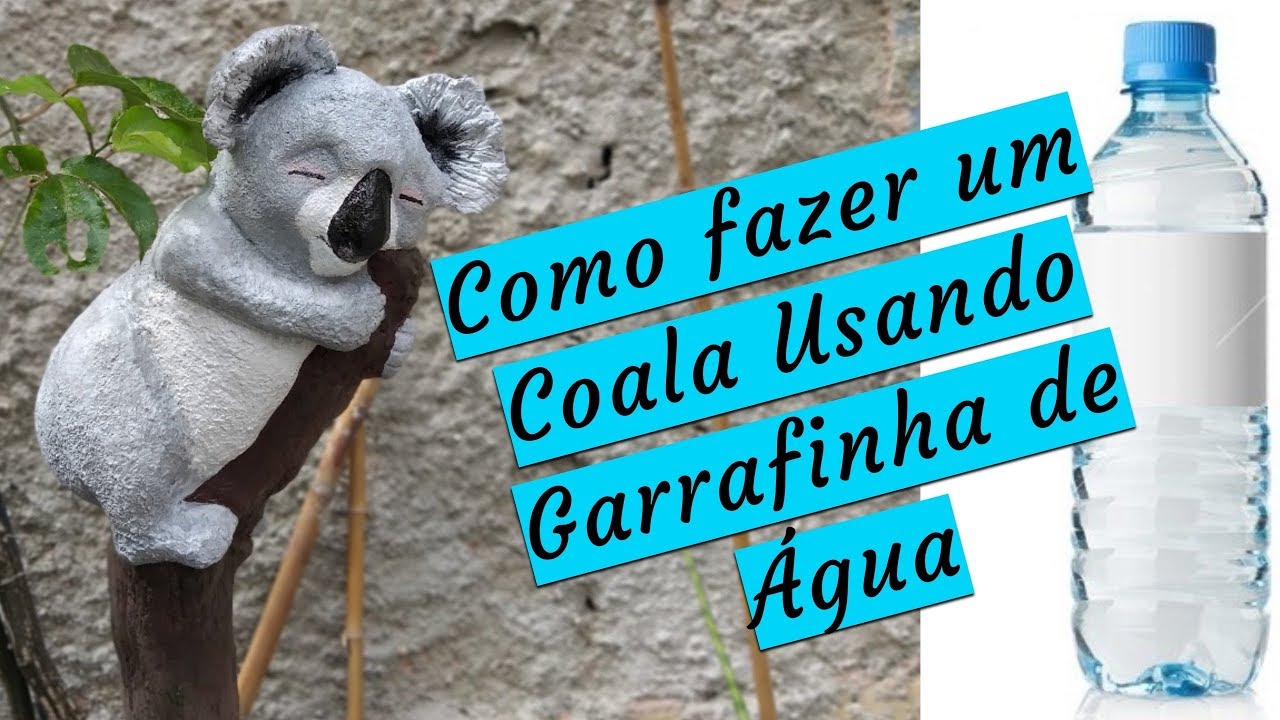 DIY-COMO FAZER UM BELO COALA PARA SEU JARDIM !