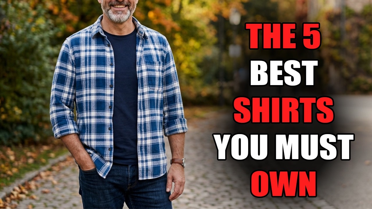 The 5 Best Shirts Every Man Over 50 Must Own (Stop Wearing Thin Shirts)