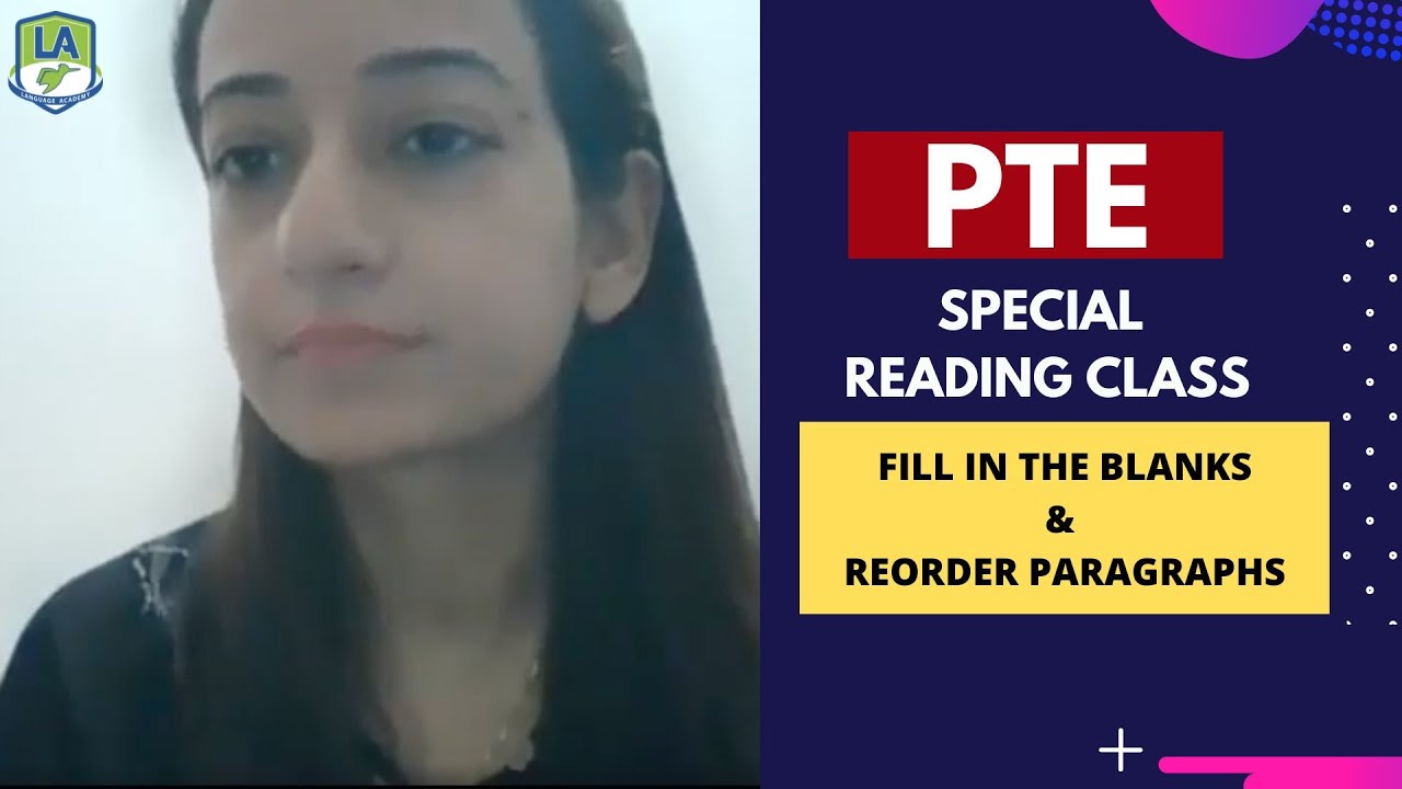 PTE Reading Practice Class | Fill in the Blanks & Reorder Paragraph | Grammar Rules & Tricks