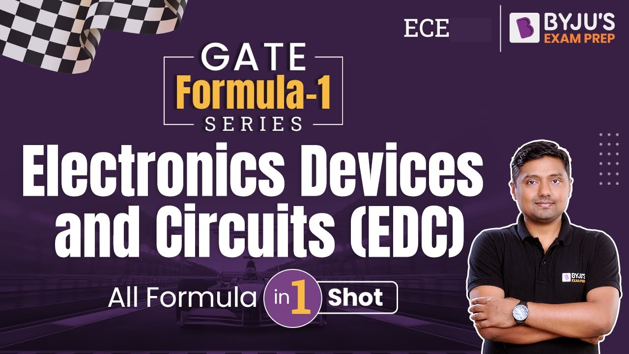 Electronics Devices and Circuits (EDC) Formulas Revision | GATE 2023 Electronics and Communication