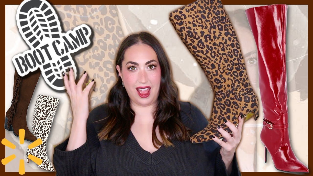 I tried *ALL* WIDE-CALF BOOTS at Walmart so you don’t have to 💀 Walmart Haul