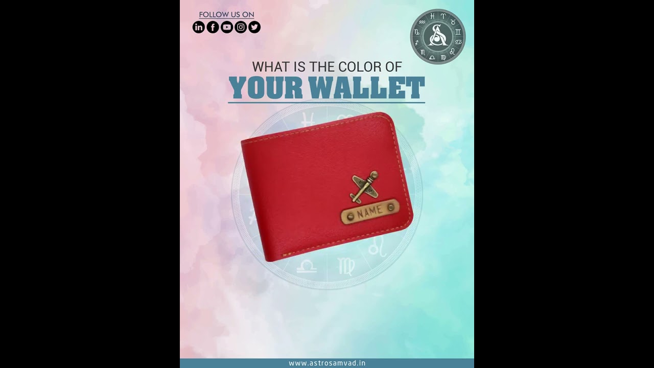 What is the color of your wallet?Here's how your wallet color matters!