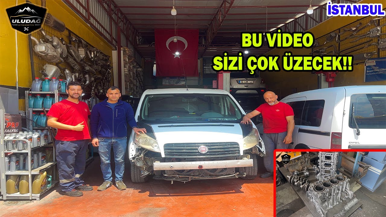 BİTİK MOTORU SIFIR DİYE TOPLAMIŞLAR ARABA AŞIRI YAĞ YAKIYOR! (FİAT SCUDO 1.6 DİZEL MOTOR REKTİFİYE)