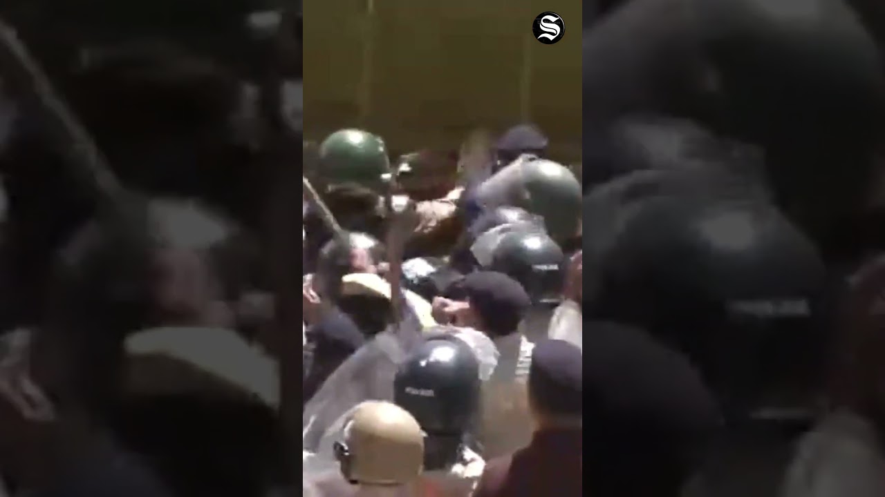 Police Deploy Lathi Charge to Break Up Protest Against Alleged Illegal Mosque Construction