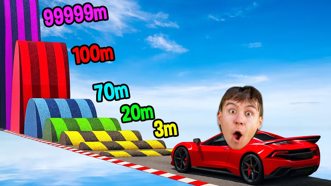 SCHAFFST DU ES ÜBER ALLE RAMPEN?! - BeamNG Drive