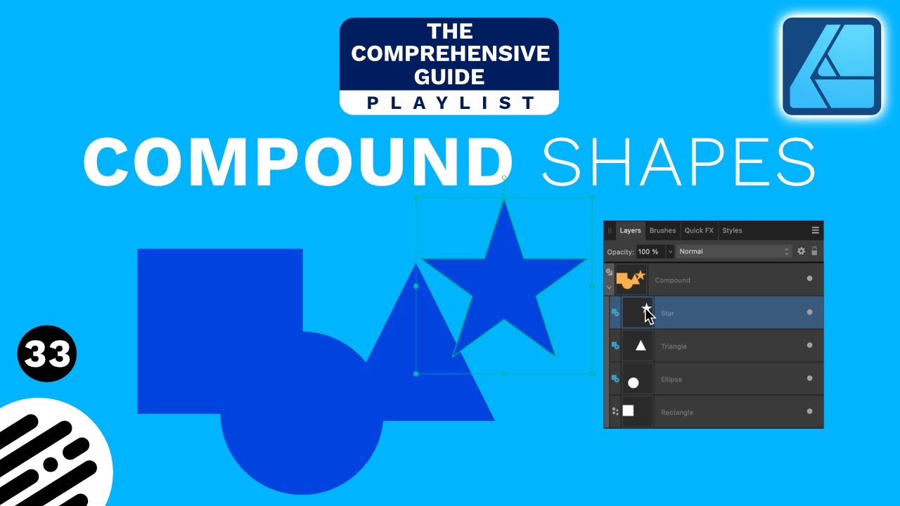 Affinity Designer Tutorial: How To Create Compound Shapes