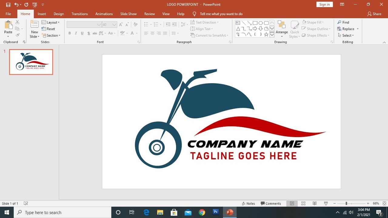 How to make Creative Logo Design in PowerPoint !