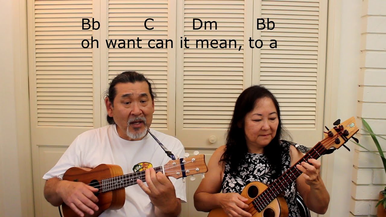 Daydream Believer - Ukulele Play Along - with Lyrics and Chords On Screen