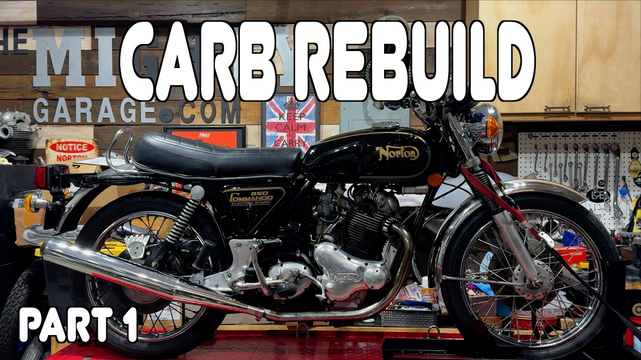 1975 Norton Commando Mk3 Carburetor Rebuild & Revival | Classic British Motorcycle Repair