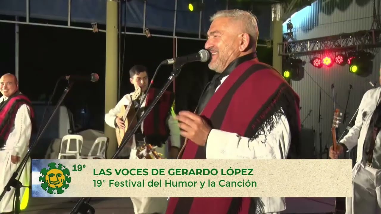 Las Voces de Gerardo López: Festival Nacional del Humor y la Canción 2022