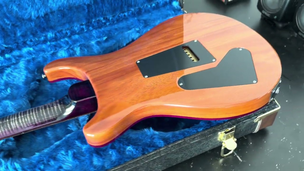 PRS Special 22 Semi-Hollow Wood Library Flamed Neck Quilted 10 Top Charcoal Purple Burst 2022